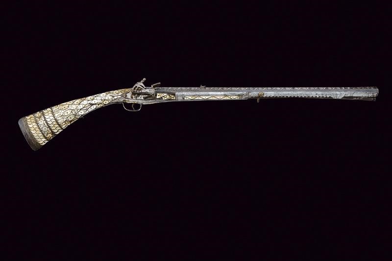 Fucile alla morlacca a pietra focaia, Balcani, metà XIX secolo