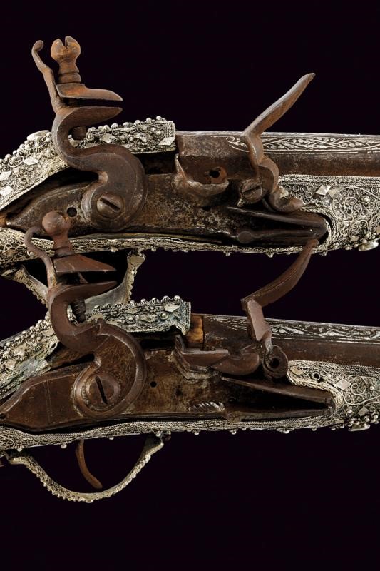 Paio di pistole a pietra focaia, Turchia, Prima metà del XIX Secolo