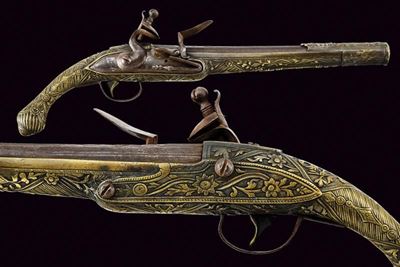 Pistola a pietra focaia, Grecia, Prima metà del XIX Secolo