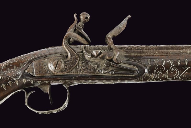 Pistola a pietra focaia, Francia, circa 1800