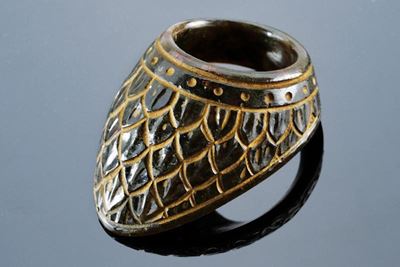 Anello da arciere, Indopersia, XIX Secolo
