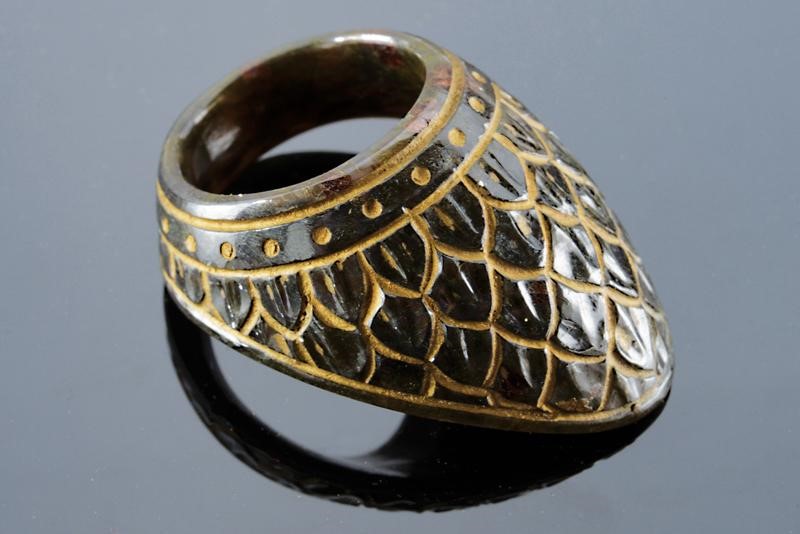 Anello da arciere, Indopersia, XIX Secolo