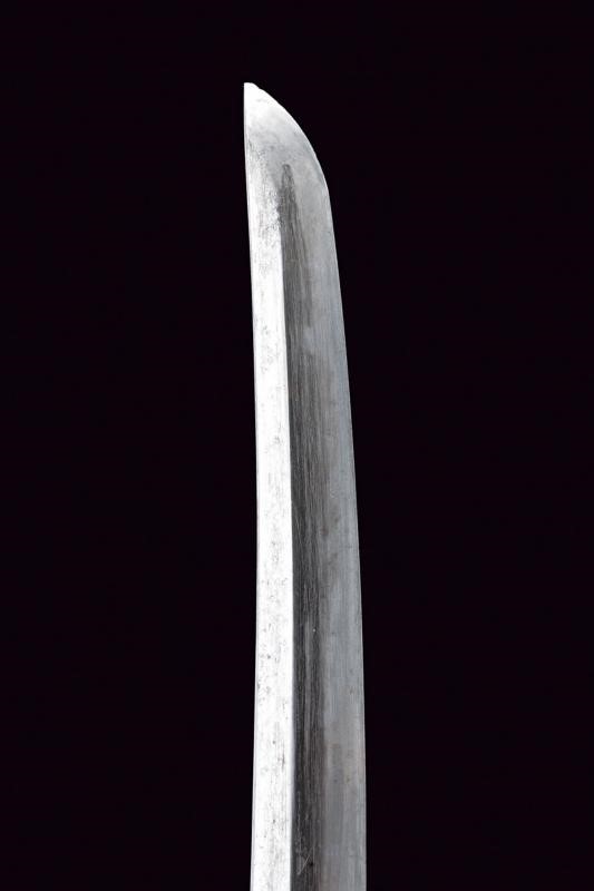 Wakizashi, lama shinogi-zukuri con mei 'Noshu seki Kane Tomo'