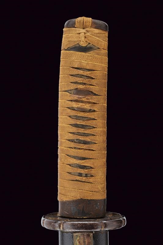 Wakizashi, lama shinogi-zukuri con mei 'Noshu seki Kane Tomo'