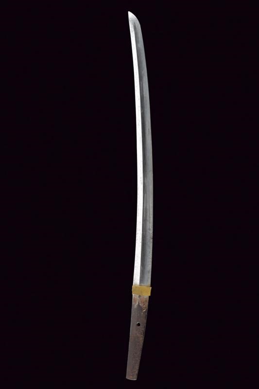 Wakizashi, lama shinogi-zukuri con mei 'Noshu seki Kane Tomo'