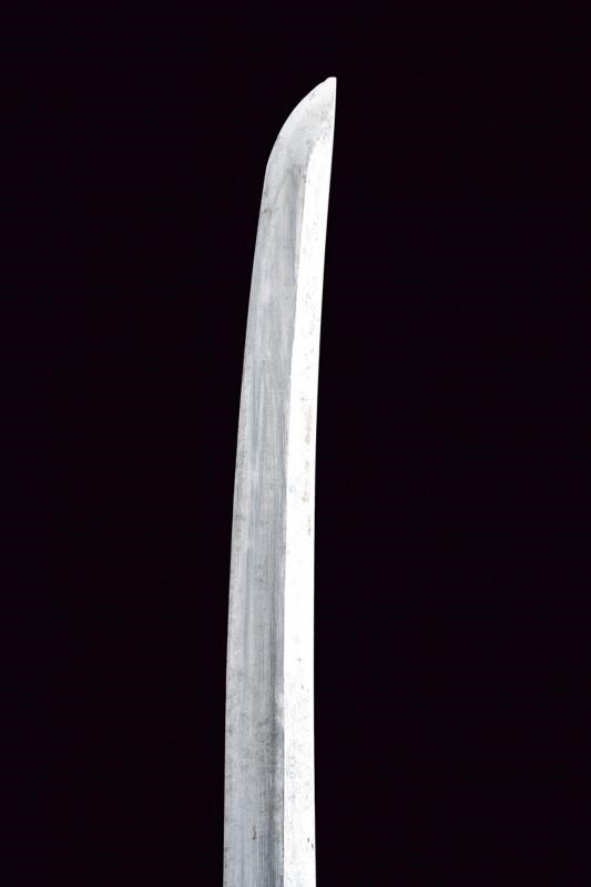 Wakizashi, lama shinogi-zukuri con mei 'Noshu seki Kane Tomo'