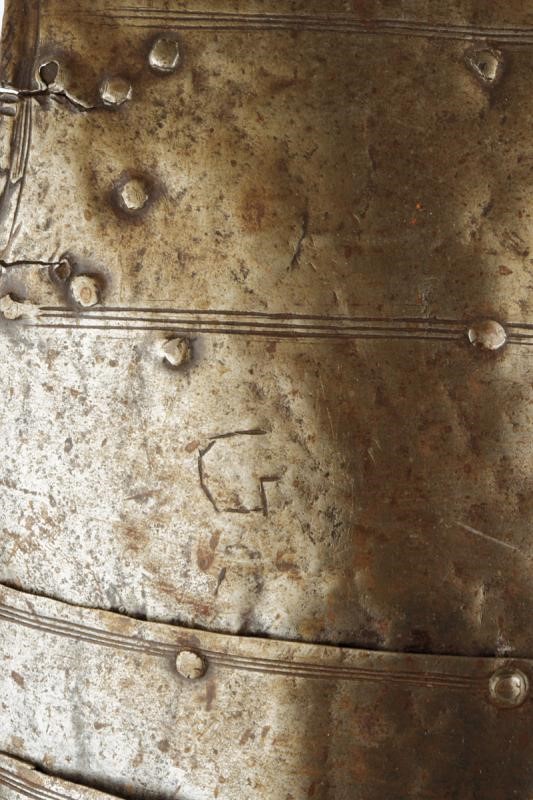 Schiena a lame, ferro, circa 1620