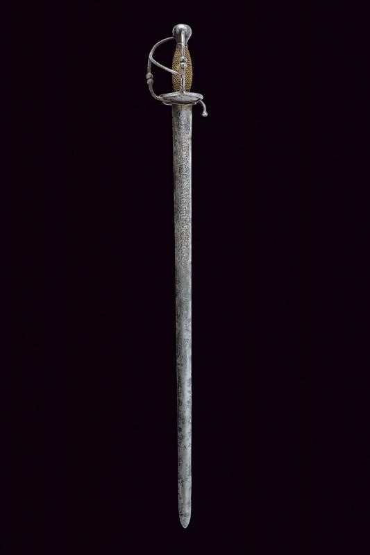 Spada alla vallona, Europa, 1632, lunghezza 94.5 cm