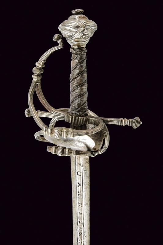 Spada da lato italiana, 1570 - 1580