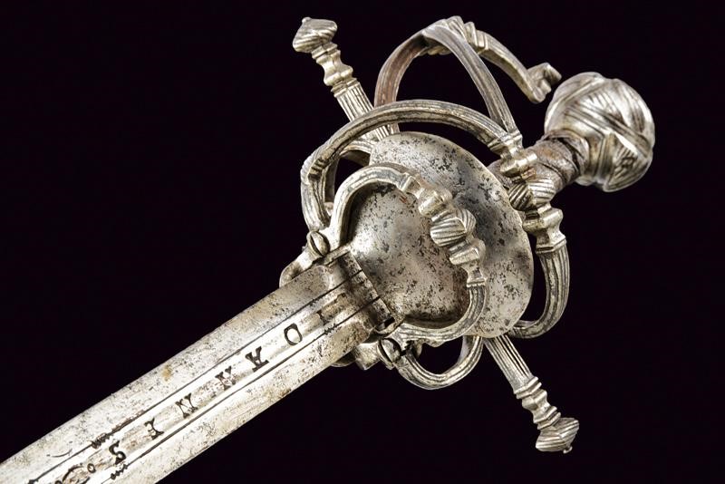 Spada da lato italiana, 1570 - 1580