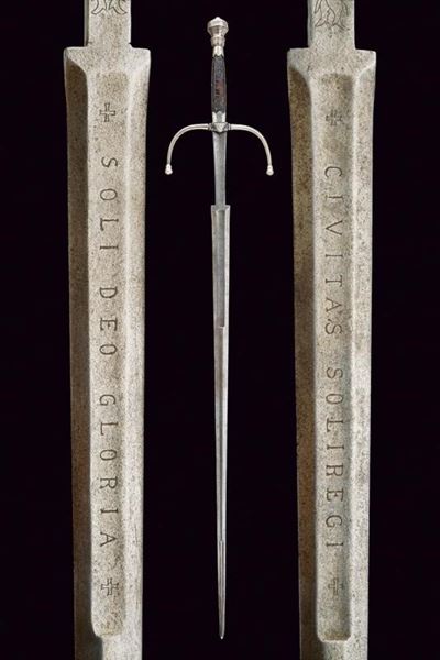 Spada a una mano e mezza da nobiluomo, Italia settentrionale, metà XVI Sec., lunghezza 127 cm