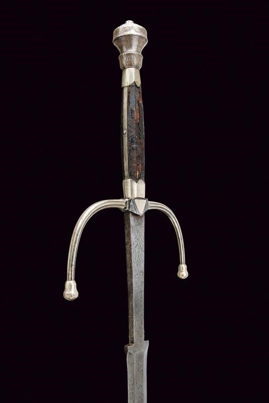 Spada a una mano e mezza da nobiluomo, Italia settentrionale, metà XVI Sec., lunghezza 127 cm