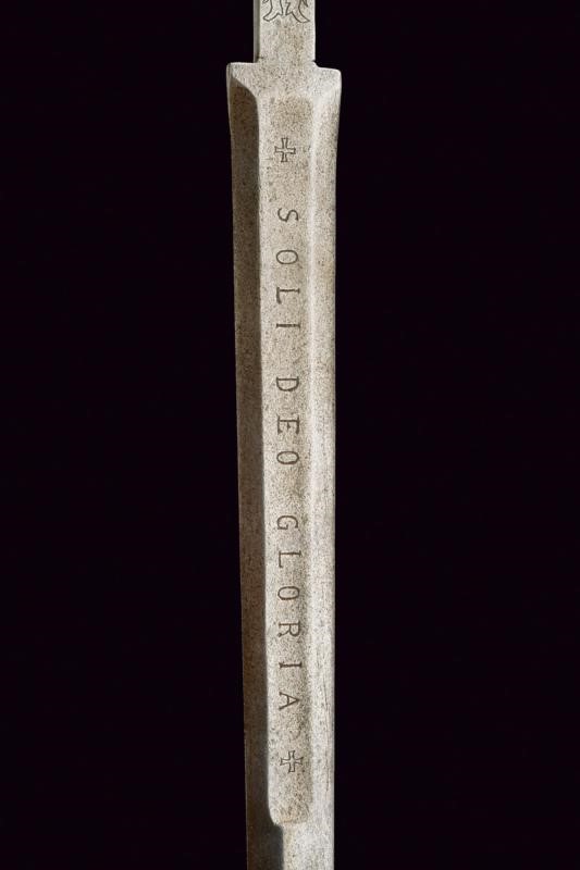 Spada a una mano e mezza da nobiluomo, Italia settentrionale, metà XVI Sec., lunghezza 127 cm