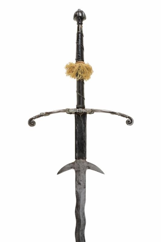 Spada a due mani Flamberga, Germania, XVIII Secolo