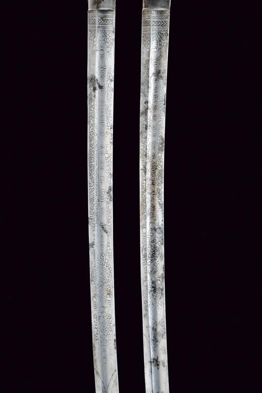 Sciabole da duello, Italia meridionale, seconda metà del XIX secolo