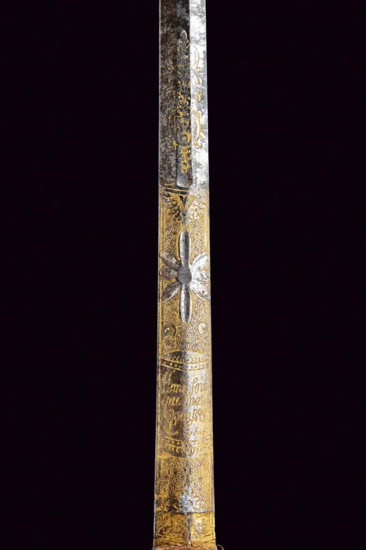 Spadino da corte, Inghilterra, circa 1800