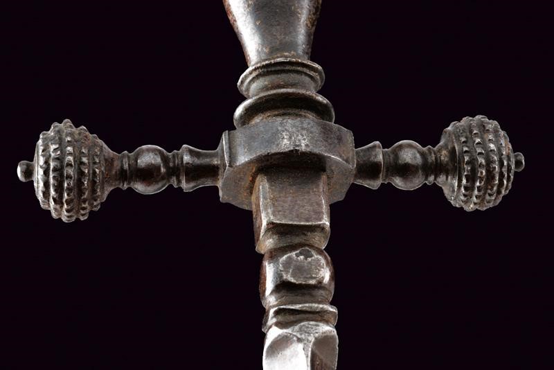 Stiletto, lama dritta con sezione triangolare, XVII secolo, Italia