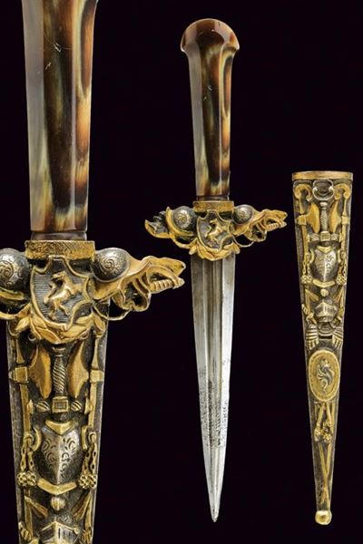 Pugnale romantico, Francia, Fine del XIX Secolo