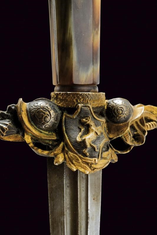 Pugnale romantico, Francia, Fine del XIX Secolo