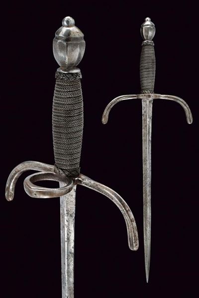 Daghetta, lama dritta sezione a losanga, Germania, XVII secolo