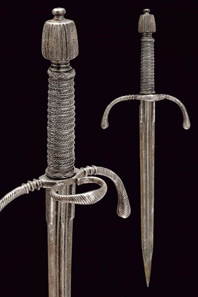 Daghetta, Germania, circa 1600, lunghezza 43.5 cm