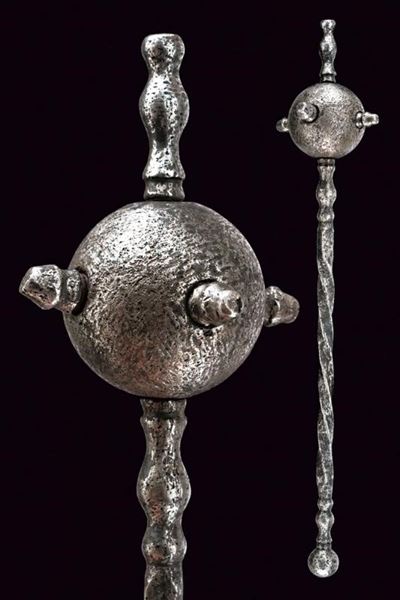 Mazza a forma di aspersorio, Germania, XVI/XVII secolo