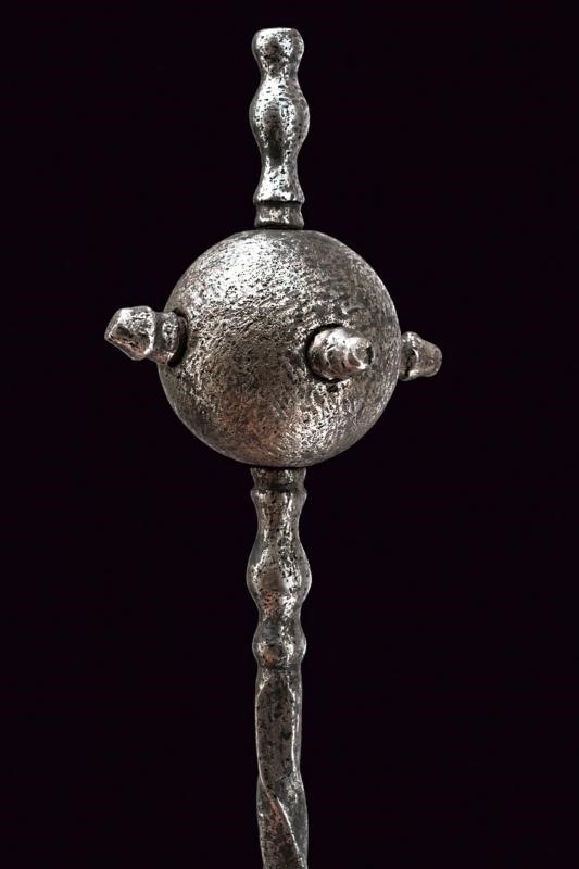Mazza a forma di aspersorio, Germania, XVI/XVII secolo
