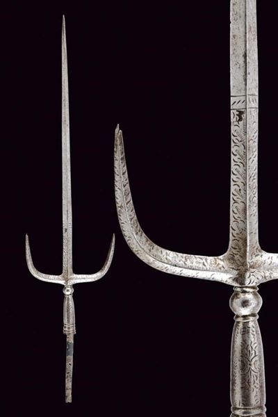 Brandistocco, ferro, 1600 circa, lunghezza 66 cm