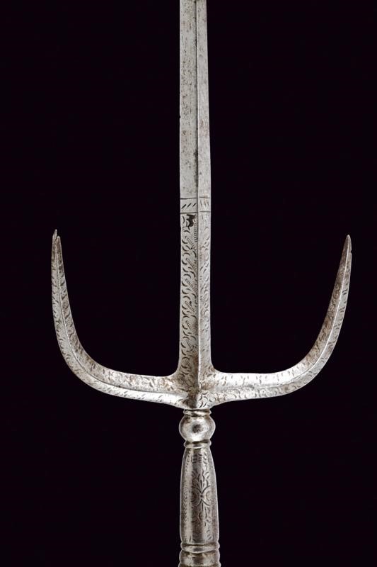 Brandistocco, ferro, 1600 circa, lunghezza 66 cm