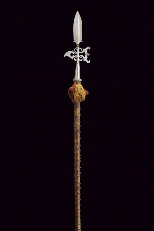 Alabardina traforata da ufficiale, Germania, 1700 circa