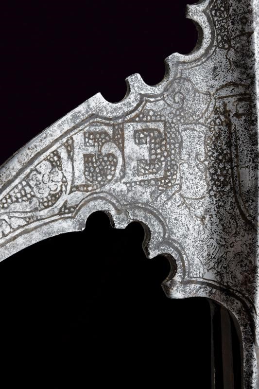 Alabarda da trabante incisa, Austria, epoca Arciduca Ferdinando, 1599, lunghezza 236 cm