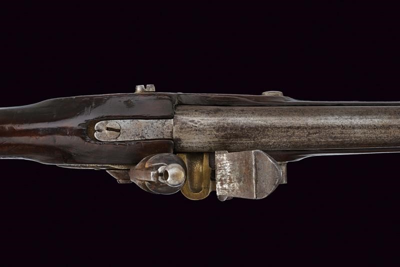 Fucile a pietra focaia da fanteria Mod. 1798/99, Austria, lunghezza 137,5 cm con baionetta