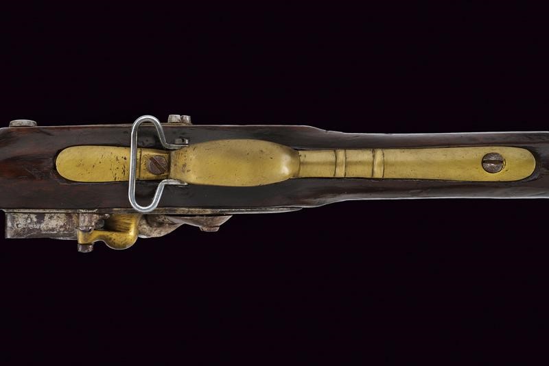 Fucile a pietra focaia da fanteria Mod. 1798/99, Austria, lunghezza 137,5 cm con baionetta