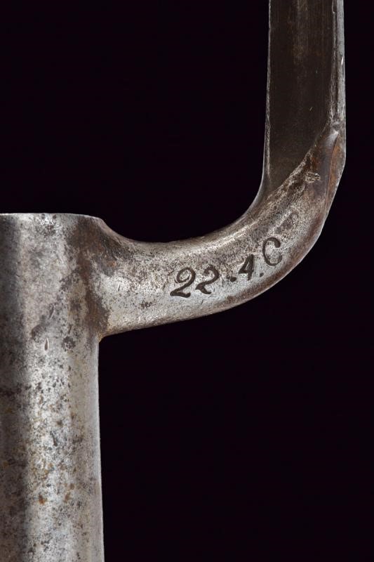 Fucile a pietra focaia da fanteria Mod. 1798/99, Austria, lunghezza 137,5 cm con baionetta