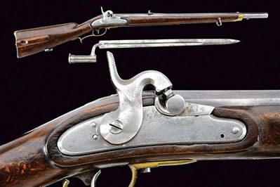 Carabina da cacciatori Mod. 1807, ridotto a luminello, Austria