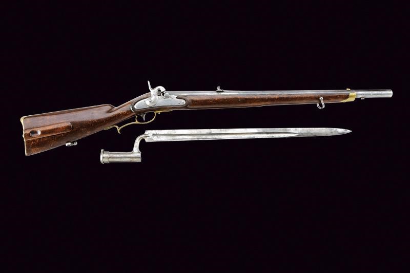 Carabina da cacciatori Mod. 1807, ridotto a luminello, Austria