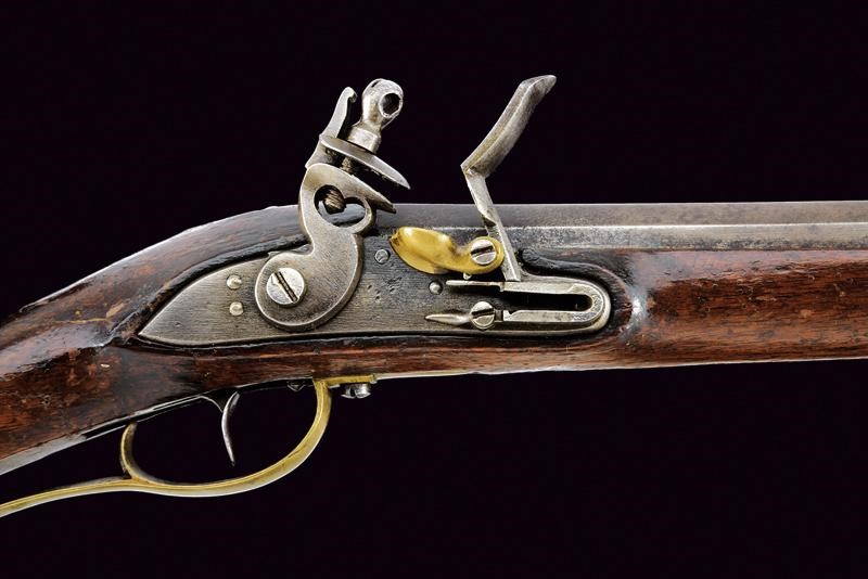 An 1807 Model Jaegerstutzen with bayonet first quarter of the 19th