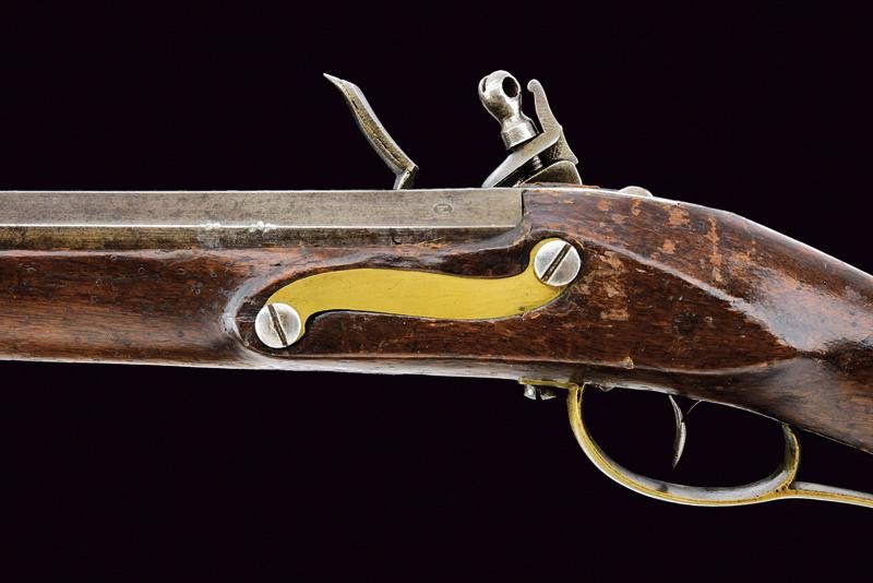 Jaegerstutzen Mod. 1807 con baionetta, Austria, lunghezza 104 cm, cal. 14 mm