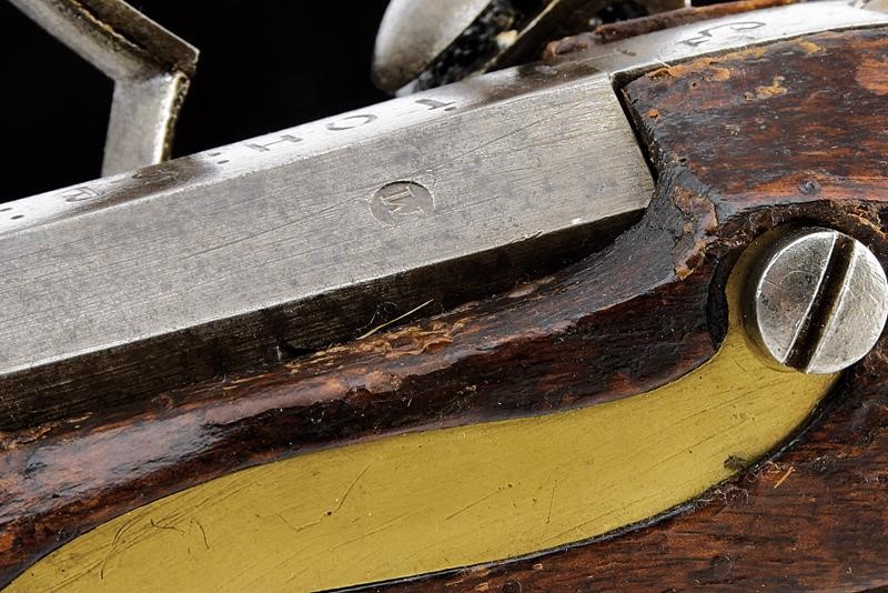 Jaegerstutzen Mod. 1807 con baionetta, Austria, lunghezza 104 cm, cal. 14 mm