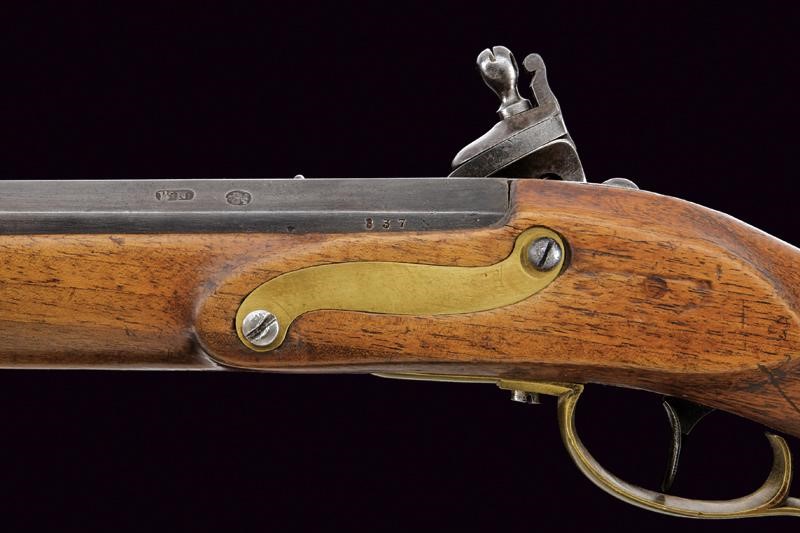 Jagerstutzen Mod. 1807/35, Console con baionetta, Austria
