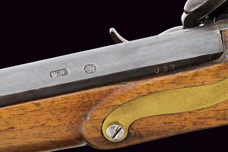 Jagerstutzen Mod. 1807/35, Console con baionetta, Austria
