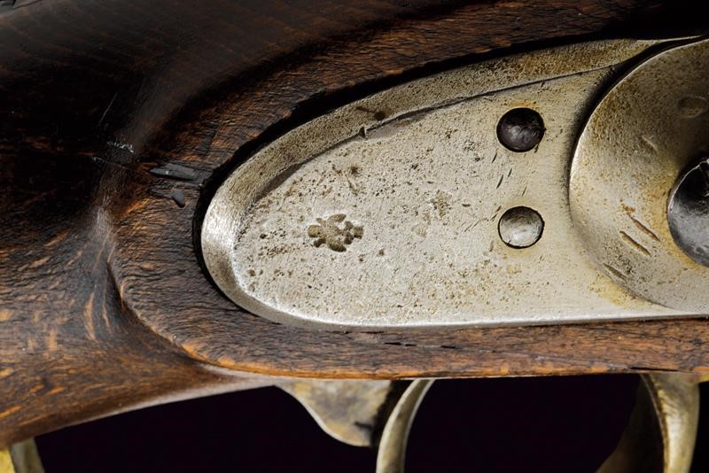 Kammerbuchse Augustin, Mod. 1842 con baionetta, lunghezza 122.3 cm, Cal. 18,1 mm
