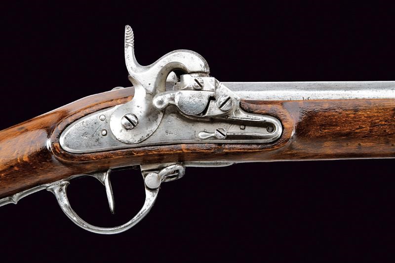 Fucile Augustin Mod. 1842 da fanteria con baionetta, Austria, lunghezza 146 cm