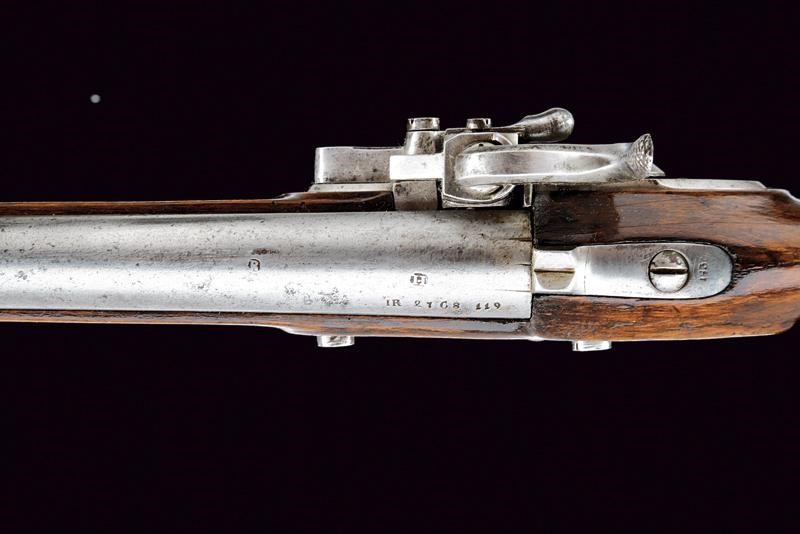 Fucile Augustin Mod. 1842 da fanteria con baionetta, Austria, lunghezza 146 cm