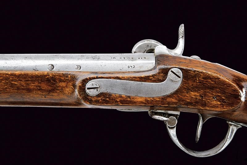 Fucile Augustin Mod. 1842 da fanteria con baionetta, Austria, lunghezza 146 cm