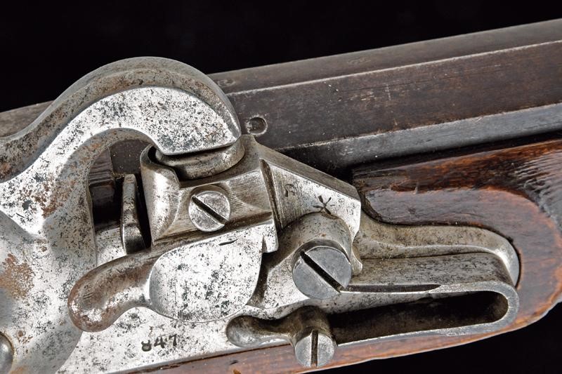 Jagerstutzen Mod. 1842, sistema Augustin, con baionetta, cal. 14 mm