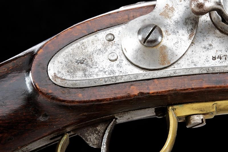 Jagerstutzen Mod. 1842, sistema Augustin, con baionetta, cal. 14 mm