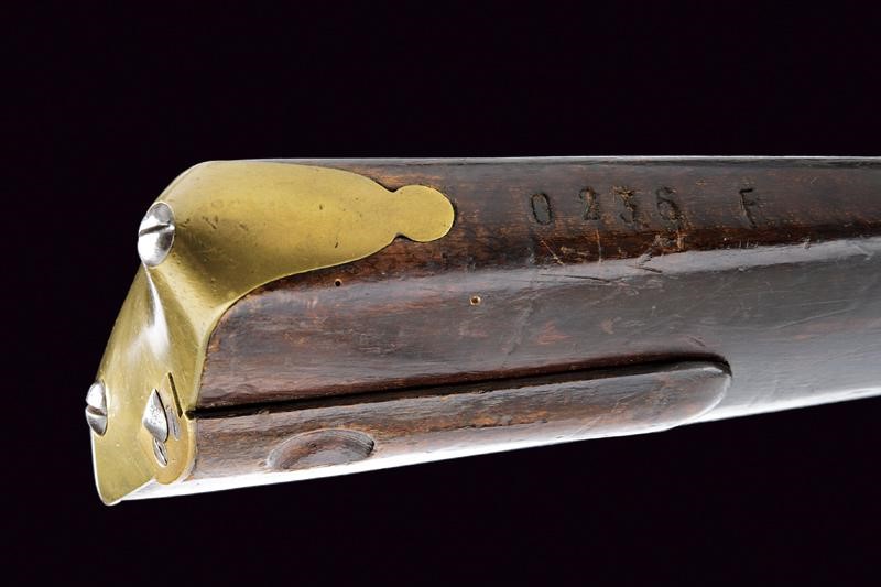 Jagerstutzen Mod. 1842, sistema Augustin, con baionetta, cal. 14 mm