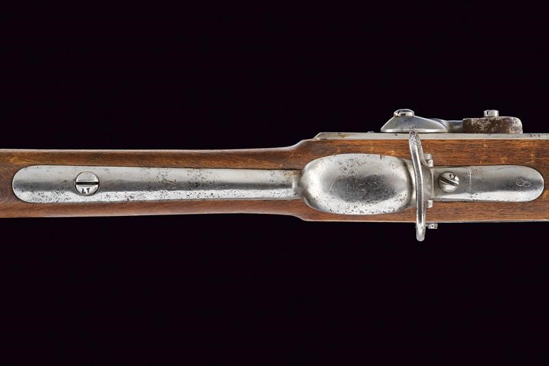 Fucile a luminello convertito da sistema Augustin con baionetta, Austria, lunghezza 146.2 cm.
