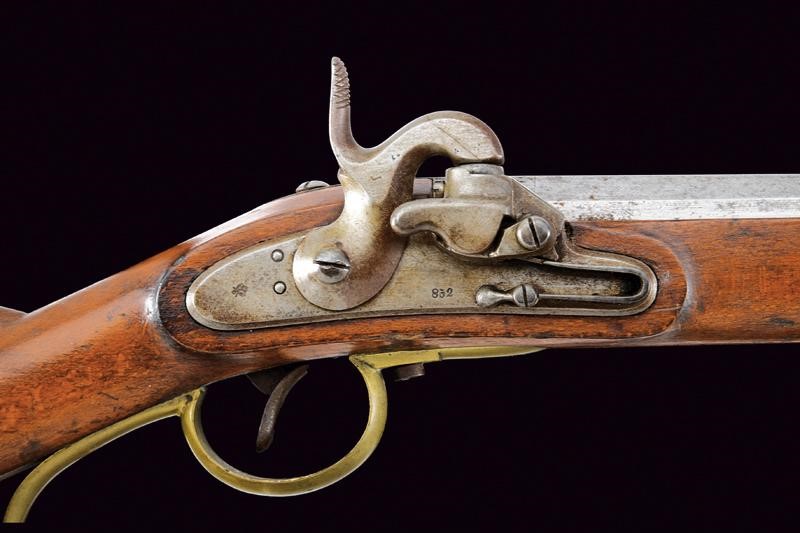 Kammerbuchse Mod. 1849, Austria, con sistema Augustin e baionetta